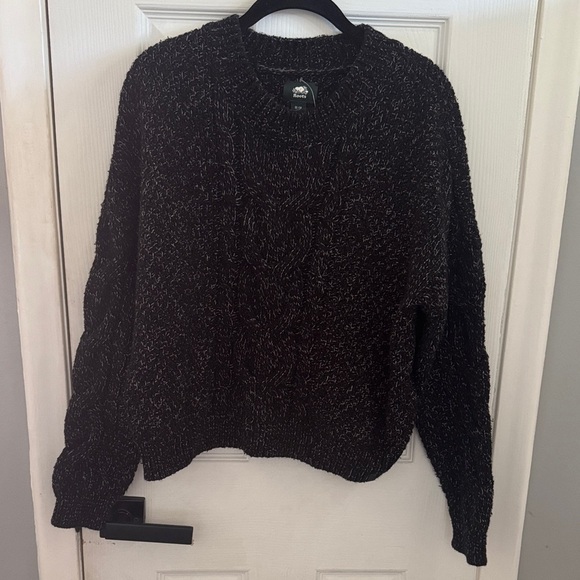 Cozy Knit Black Sweater - Picture 1 of 6